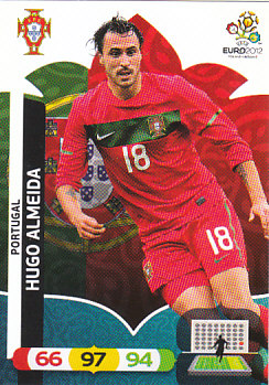 Hugo Almeida Portugal Panini UEFA EURO 2012 #177